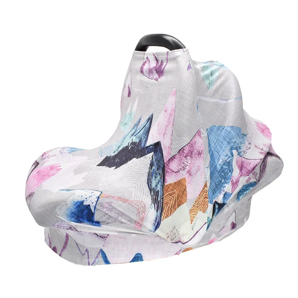 Baby shopping cart cover Breast feeding carseat canopy multi use stretchy Breastfeeding infant Grocery Trolley car seat cover