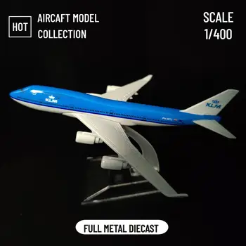 Scale 1:400 Metal Airplane Replica 15cm KLM Dutch France UK Europe Airline Aircraft Diecast Model Aviation Collectible Miniature