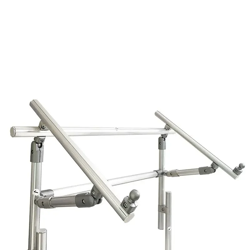 Upgraded version of floor stand with telescopic adjustment aluminum alloy embroidery frame tension frame 2