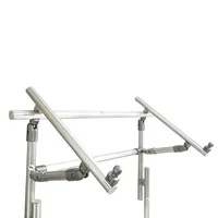 Upgraded version of floor stand with telescopic adjustment aluminum alloy embroidery frame tension frame 2