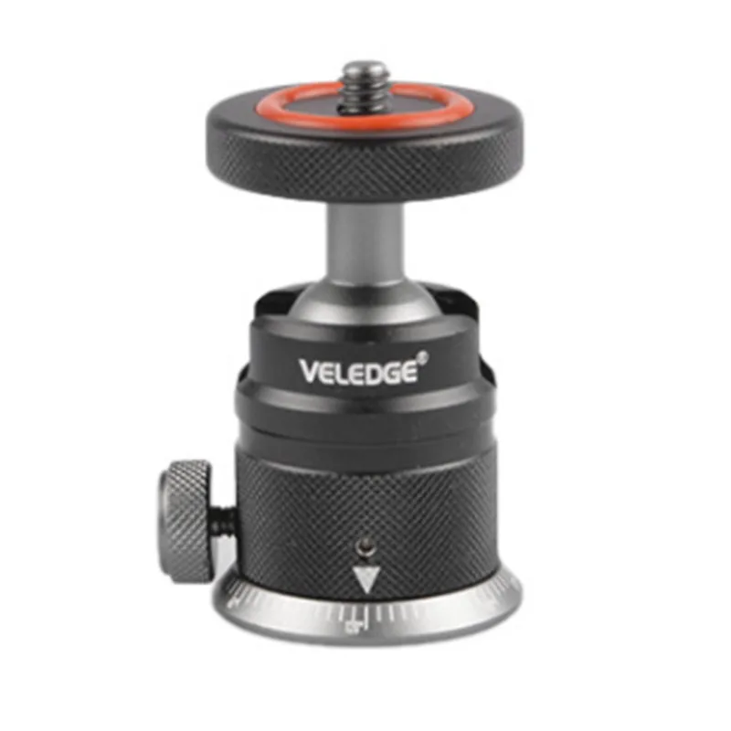 

Миниатюрная шаровая Головка VELEDGE для цифровой зеркальной фотокамеры ILDC штатив монопод быстросъемная шаровая Головка из алюминиевого сплава с U-образным вырезом
