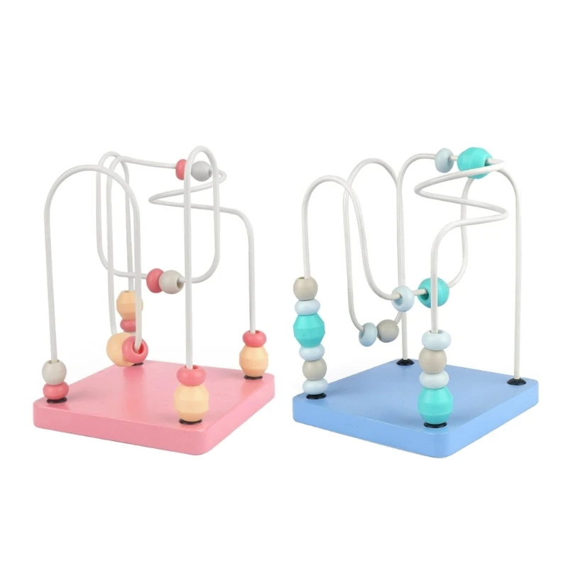 

Kindergarten Winding Beads Toy Preschool Colorful Bead Maze Toy for Kids