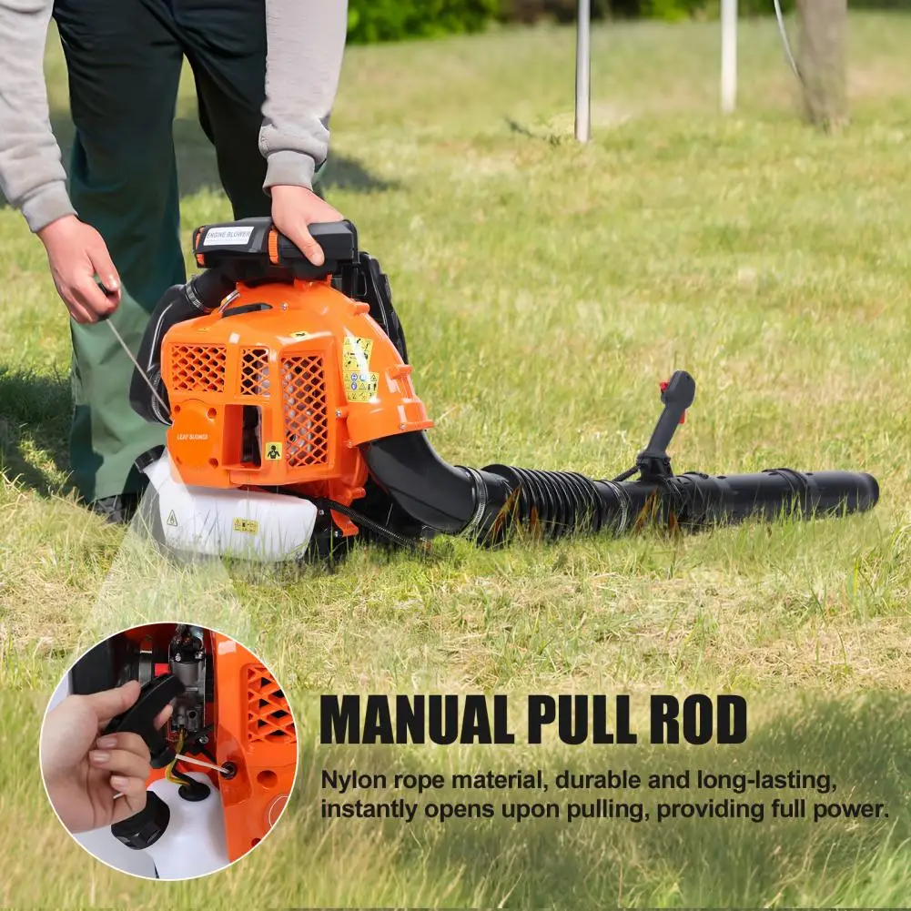 Leaf Blower, 80CC Backpack Gas Leaf Blower 5