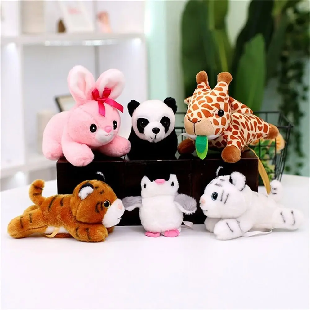 

Panda Tiger Magnetic Shoulder Plush Stuffed Animals Raccoon Shoulder Plush Doll Decorative Cute Vivid Animal Plush Toy