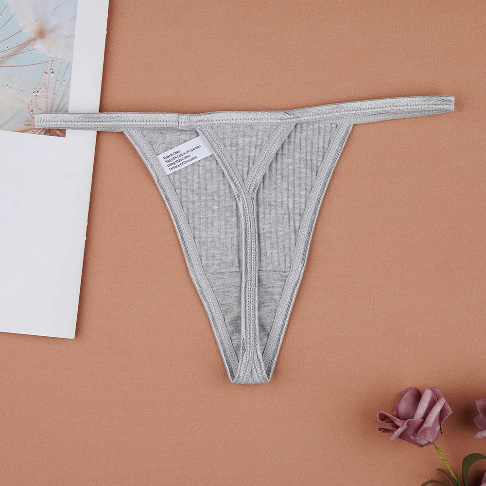 Cotton Thongs Women Sexy G-string Exotic Apparel Panties Girl Underpants  Low Rise T Back Panties Female Solid Lingerie Panty - AliExpress