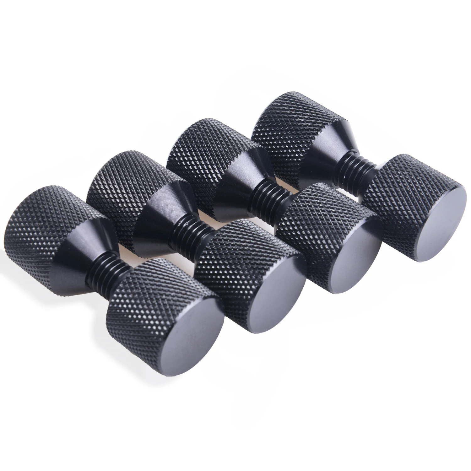 4PCS Aluminum 1-1/8 Inch Two Hole Pins Set 2 Hole Flange Alignment Pin Firm Flange Arrangement Pin Kit Two Pins Set