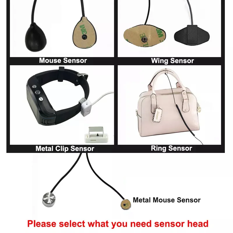 

10PCS Counter Experience Display Alarm Retail Security Retractable Anti Theft Cable with Mouse End Sensor for Electronic Stores