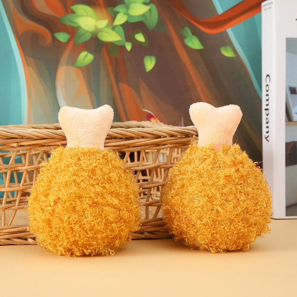 

Pet Supplies Cross-border Plush Chicken Legs Molar Teeto relieve boredom Self-hi Training Sound Plush Toy