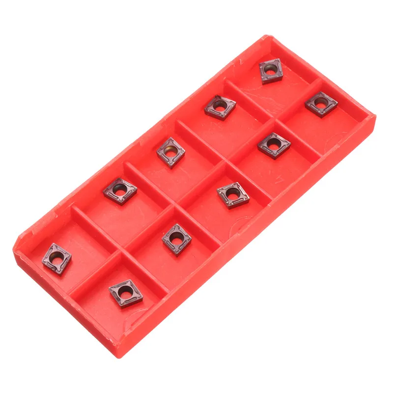 CNC Cutting Tool Holder Carbide Boring Tool 4 Set of 7/8/10/12mm SCLCR Lathe Boring Bar Turning Tool Holder +10Pcs CCMT 0602 Inserts Blades Machine Turning Tool Holder Set