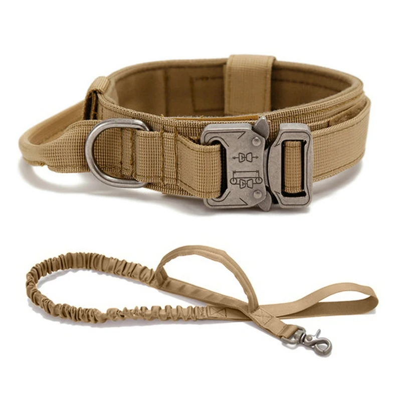 

Military Tactical Dog Collar German Shepard Medium Large Dog Collars For Walking Training Duarable Dog Collar Control Handle