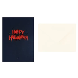 Spooky Haunted House 3D Pop - Up Greeting Card with Envelope - Ideal for Halloween Celebrations & Seasonal Gifts (Halloween Card)