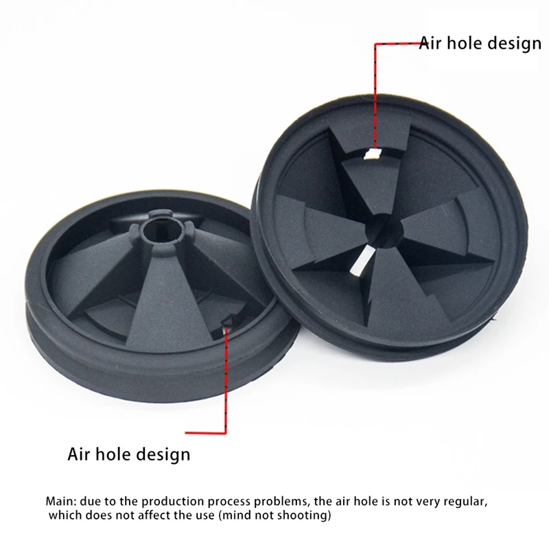 2Pcs Silicone Waste Disposer Anti Splashing Cover 87Mm Outer Diameter Fit For Insinkerator Food Waste Disposer 2
