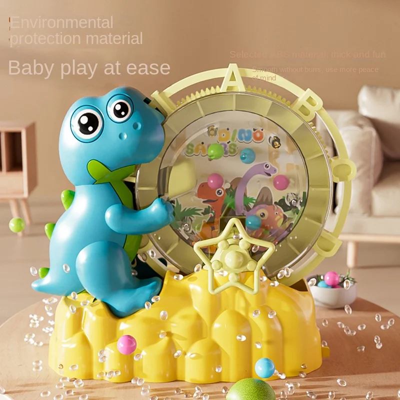 Dinosaur Ferris wheel Pinball machine Children's Toys Montessori Parent child interactive Bean picking machine Desktop games 4