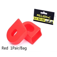 Couvercle de protection de manivelle de vélo en Silicone, manchon en Silicone, étui de protection de pédalier de pédale, vélo de route de montagne, accessoires de cyclisme vtt 5