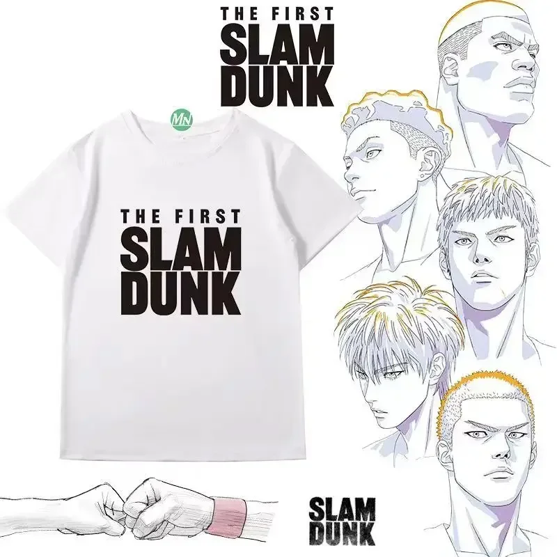 Men's Japanese Anime The First Slam Man T-Shirt Slam Dunk Shohoku