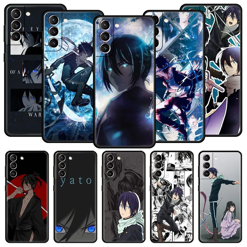 

Noragami Phone Case For Samsung Galaxy S23 Ultra S22 S21 S20 FE 5G S10 S10E S9 S8 Plus Note 20 Soft Silicone Cover Bumper