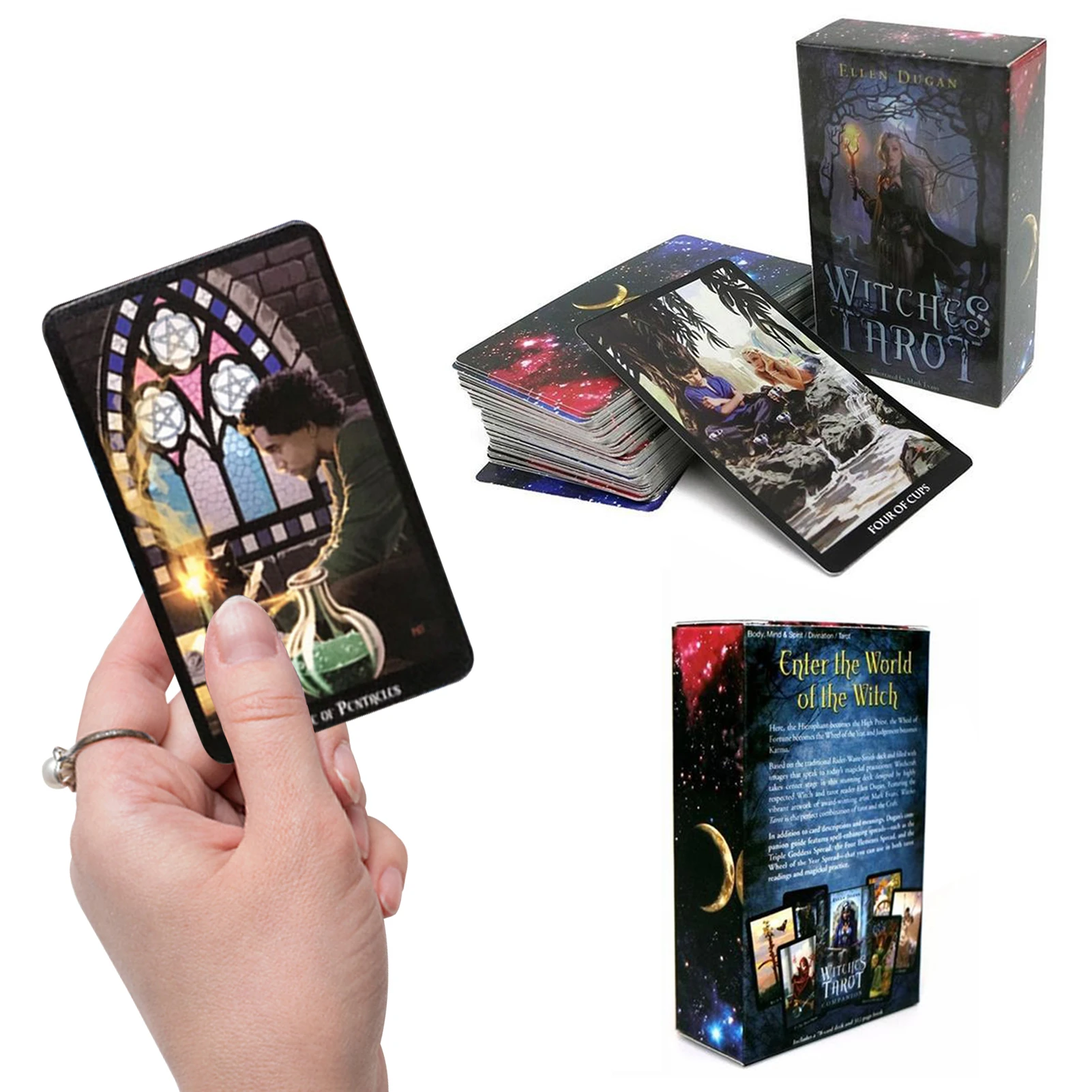 Witches Tarot Cards Paper Tarot Cards Decks Future Telling Game Cards  Fortune Telling Toys Cards Tarot Deck Witch Tarot Cards - Card Games -  AliExpress