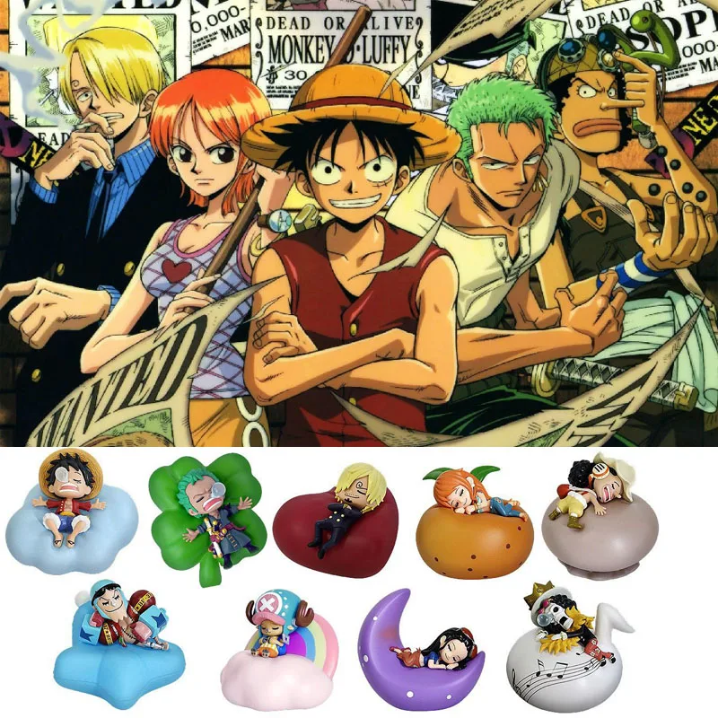 

One Piece Anime Night светильник Luffy Zoro игрушки Санджи и нами Chopper фигурки Sweet Dream Series украшение из светодиодов Необычные игрушки в подарок