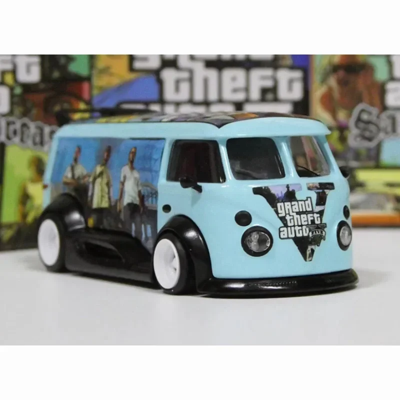 MINIBOX 1/64 Scale GTA T1 RWB Van Speed Alloy Van Car Model
