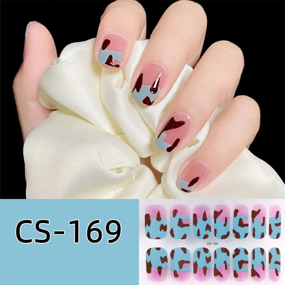 Baking Free Fashionable Nail Art Stickers Collection Manicure DIY Nail Polish Strips Wraps Party Decor nail stickers nail art tools nail art decoration nail decals