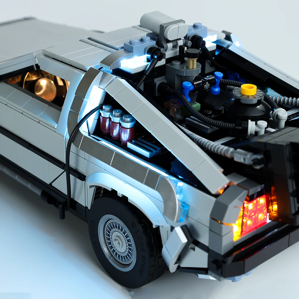 Ready Player One Lego Delorean LED Light Set For Creator 10300