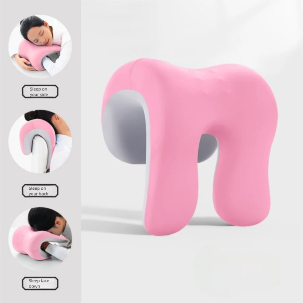 Ergonomic Memory Foam Office Nap Pillow with Breathable Orthopedic Support