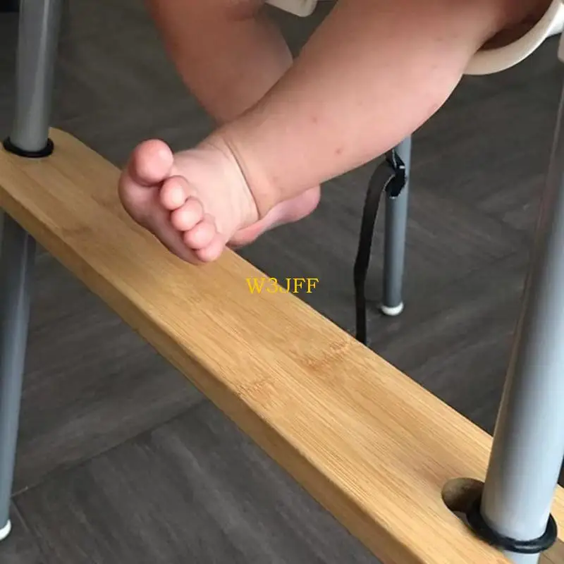 W3JF 고무 링이있는  용 의자 페달  용 의자 발판 조정 가능한 둥근 모서리 미끄럼 방지 용 의자 발판