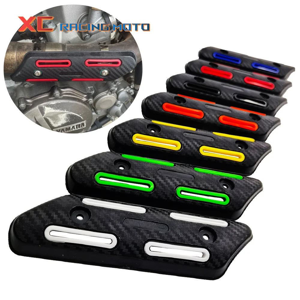 

Exhaust Heat Shield Protector Guard Cover for KTM EXC SXF EXCF SMR SX XC XCF EXCW XCFW Honda Kawasaki Suzuki Yamaha CRF CR YZF