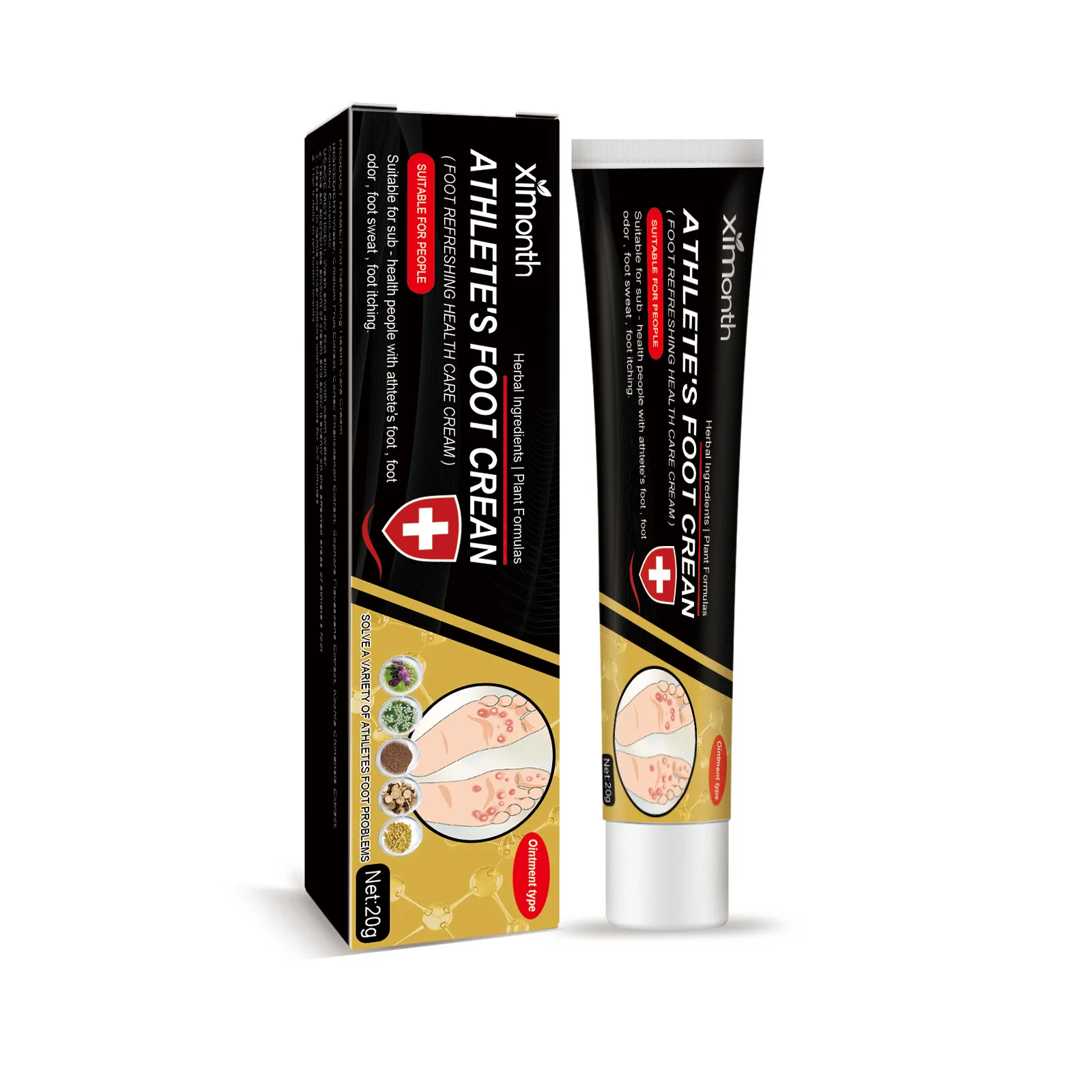 Tinea Pedis Treatment Cream Treat Beriberi Remove Foot Odor Anti Itching Fungal Infection Repair Foot Peeling Relief Ointment