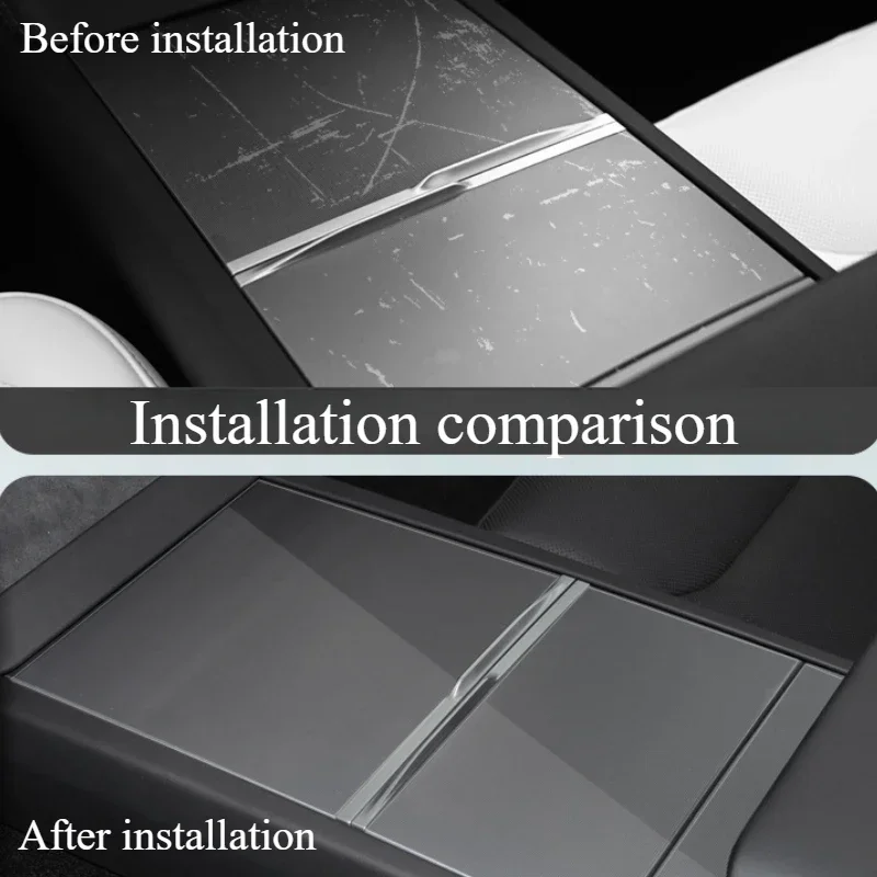 Film TPU de contrôle Central pour Tesla modèle 3/Y/3 +, Film de protection Transparent pour panneau de commande Central, accessoires d'intérieur 2021 – 2024