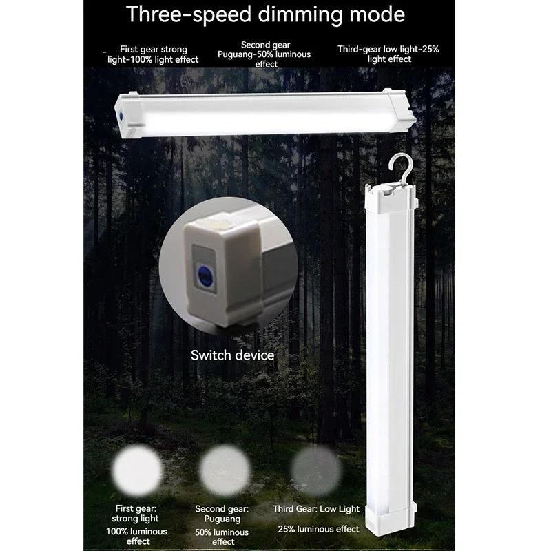 LED Emergency Lights DC5V USB Rechargeable 30W 60W 90W Portable Camping Lamp Flashlight Power Failure Work Outdoor Tent Light