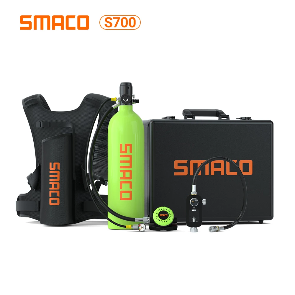 Smaco S700 2L кислородный балон для дайвинга оборудование акваланг погружения мини