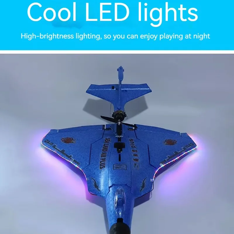 Sea Land And Air Plus Led Fixed Wing Waterproof Epp Foam Surface Takeoff Remote Control Aircraft Model Toy One Click Return 2