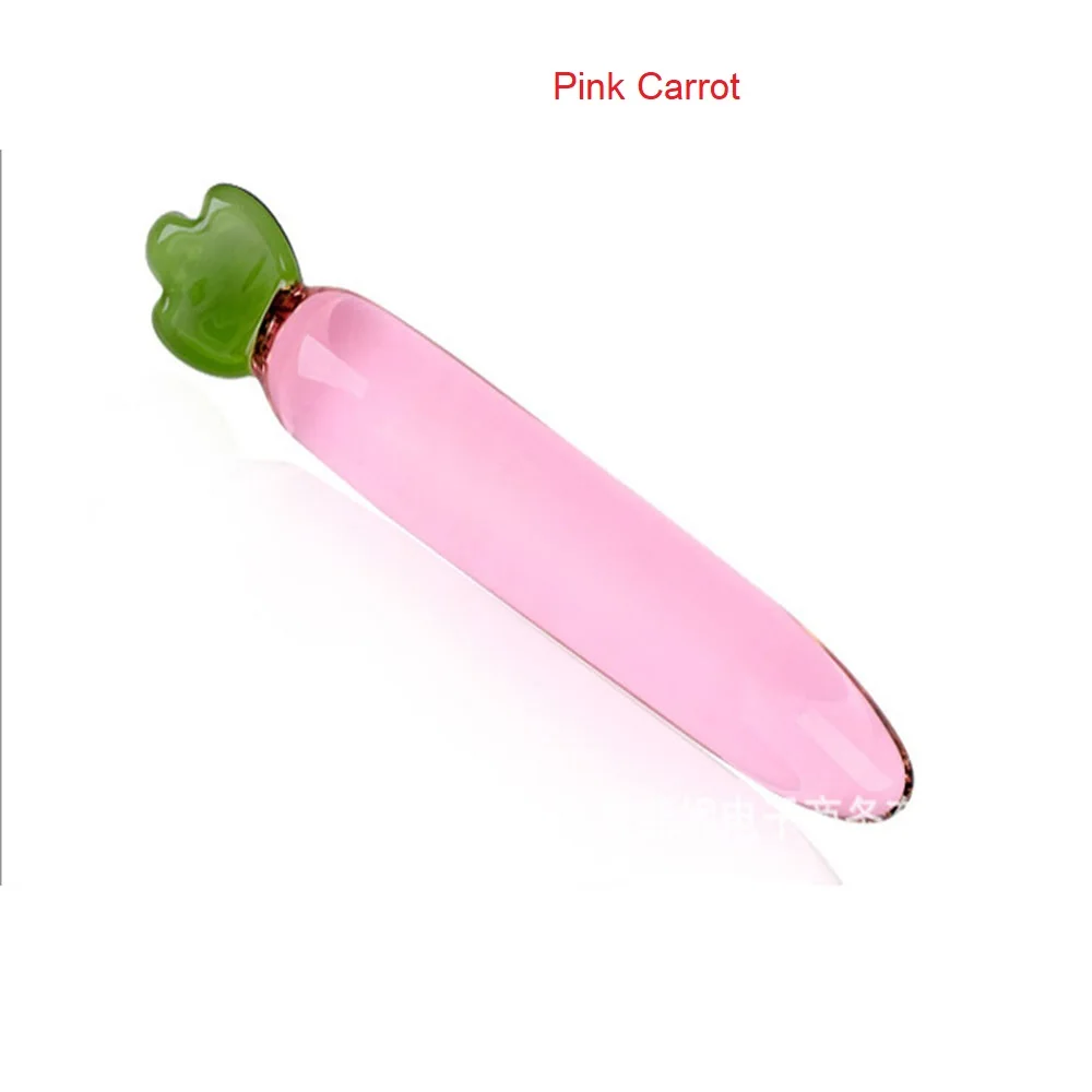 Glass Dildo satisfayer Artificial Realistic sex toys For Women Fruit Vegetable Vibrator Masturbation butt Ana_voghion.com