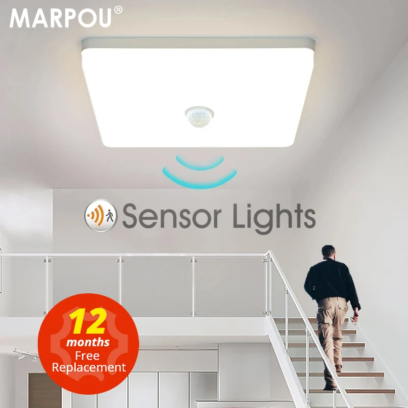 Lámpara de techo LED para pasillos, iluminación inteligente del hogar, habitación, 85 265V de CA Lámpara de techo LED para pasillos, iluminación inteligente del hogar, habitación, 85 265V de CA