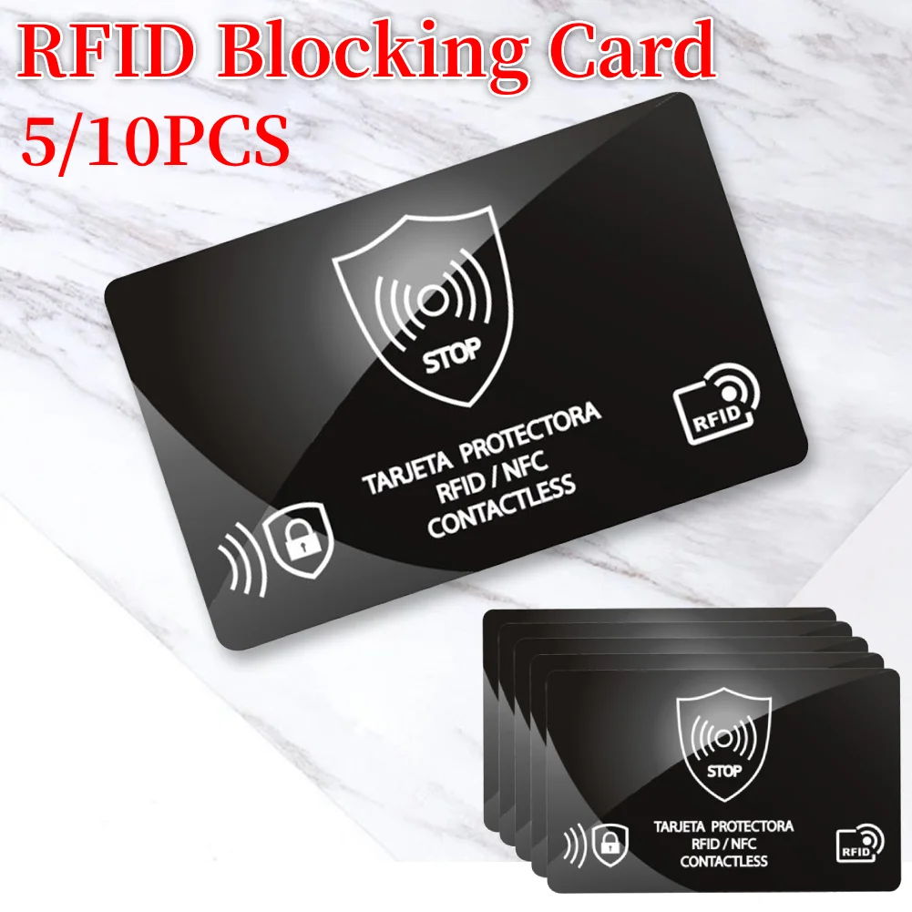 RFID Blocking Card Protector for Credit Debit Cards and Passports