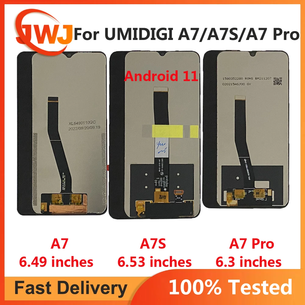 

100% Original Tested For UMIDIGI A7 PRO A7 LCD Display Touch Screen Glass Panel Assembly For UMIDIGI A7S LCD Display