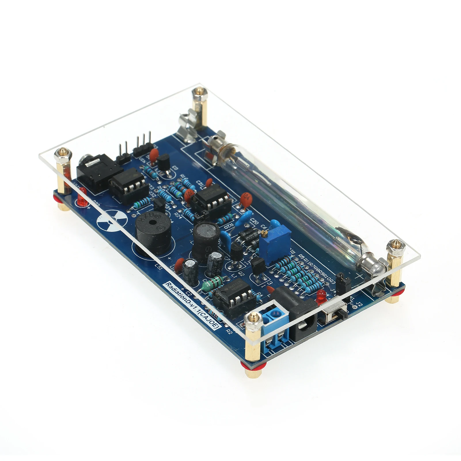 Assembled Radiation Detector System DIY Miller Tube Nuclear Radiation Detector Geiger Counter Kit Module Without Geiger Tube