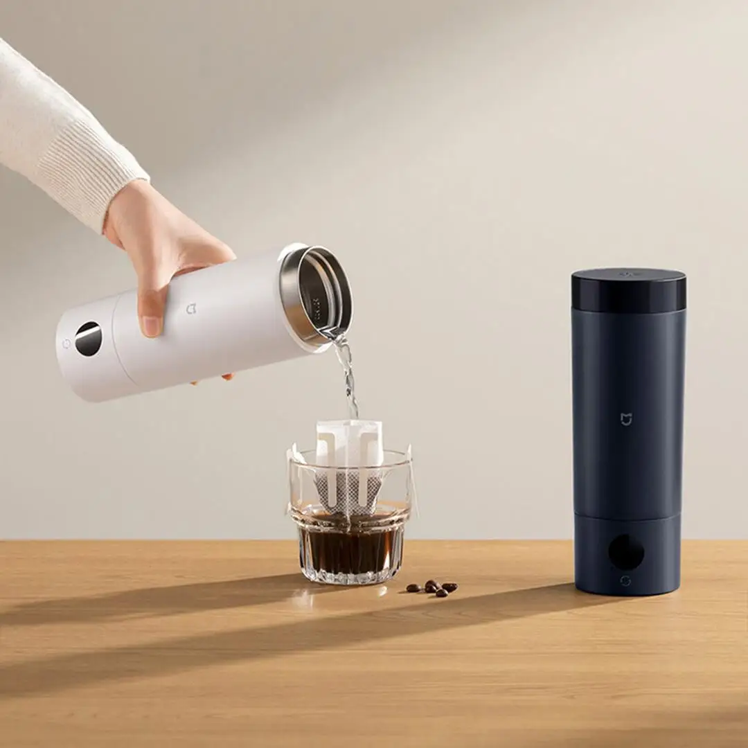 2023 NEW XIAOMI Mijia Portable Electric Kettle 2 Thermos Cup Fast Water Boiler 350ml Smart Temperature Insulated Kettle Travel 2