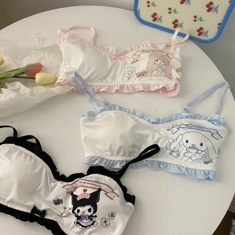 Sanrio Kuromi Modal Roupa interior sem estampa para menina, Kawaii Sanrio  Underwear, Roupa interior macia fofa, Coração de menina - AliExpress