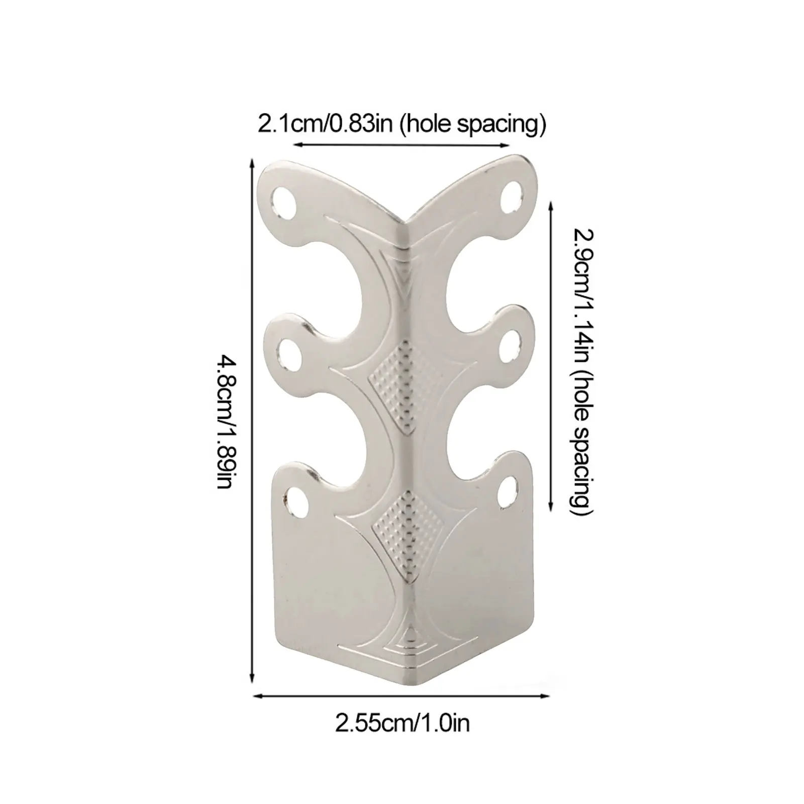 Furniture Hardware Angled Furniture Hardware Furniture Corner Protector Decorative Corner Cover Metal Decorative Protectors Vintage Metal