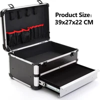 Portable Drawer Type Toolbox Aluminum Case Tool Box garage storage Hardware Tool Storage Box Tool Organizer Electrician Suitcase 1