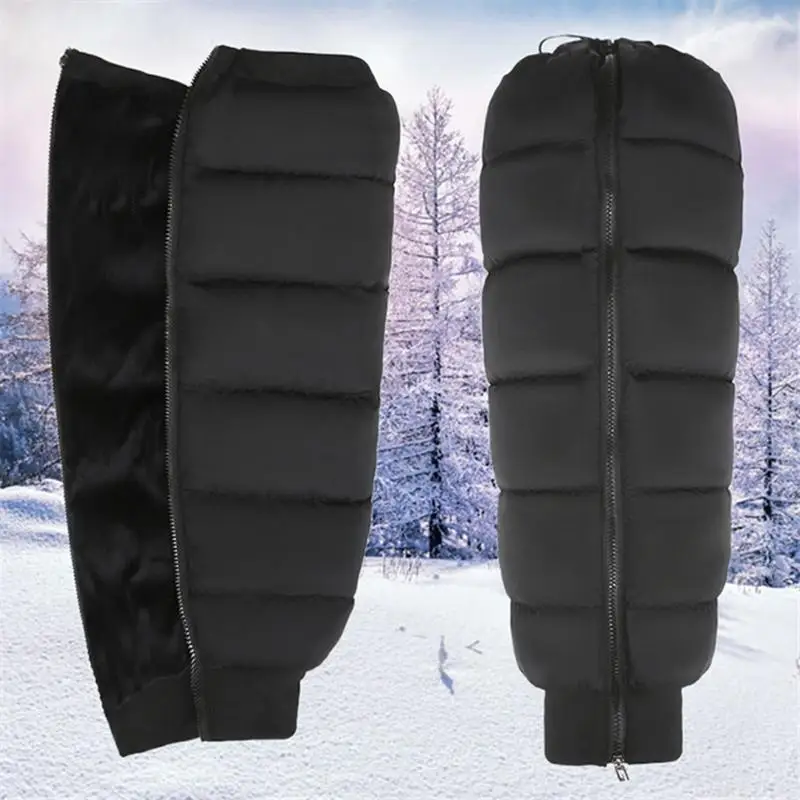 Motorcycle Knee Pads Winter Warmer Pants Leg Cover Windproof Leg Gaiter Sleeve For Motorcycles Camping Hiking Cycling Leg Covers