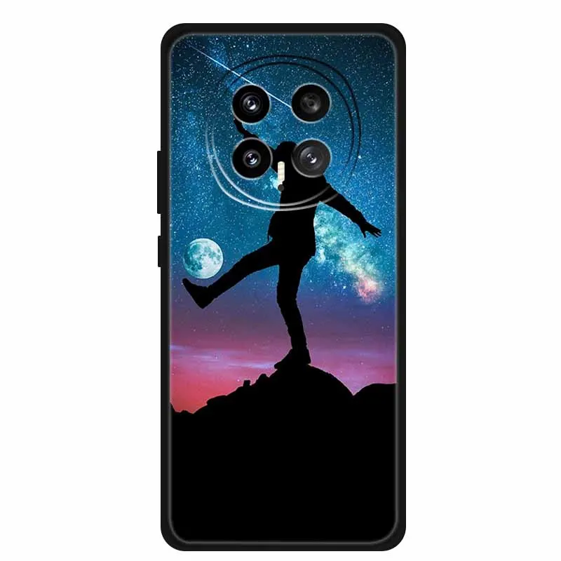 Shockproof Black Silicone Phone Case - Soft and Durable Back Cover