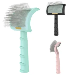 Peigne de toilettage pour animaux de compagnie, élimine les chutes de poils, brosse à aiguille, outil de Massage, grand chien, chat, fournitures pour animaux de compagnie 