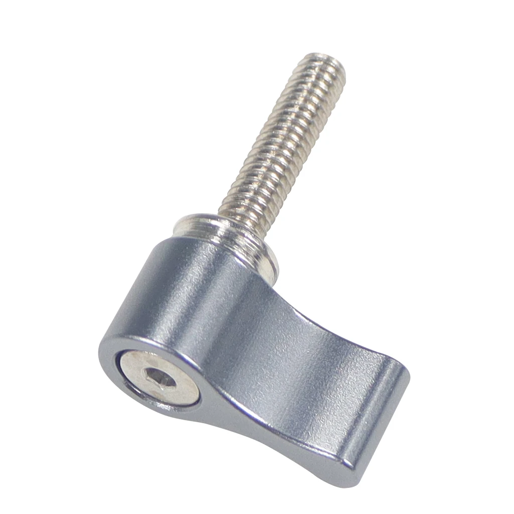 M4 M5 Thread Thumb L/T-shaped Handle Lever Wing Nut Knob Screw for 15mm Rod Support System DSLR Camera Camcorder Tripod Mount