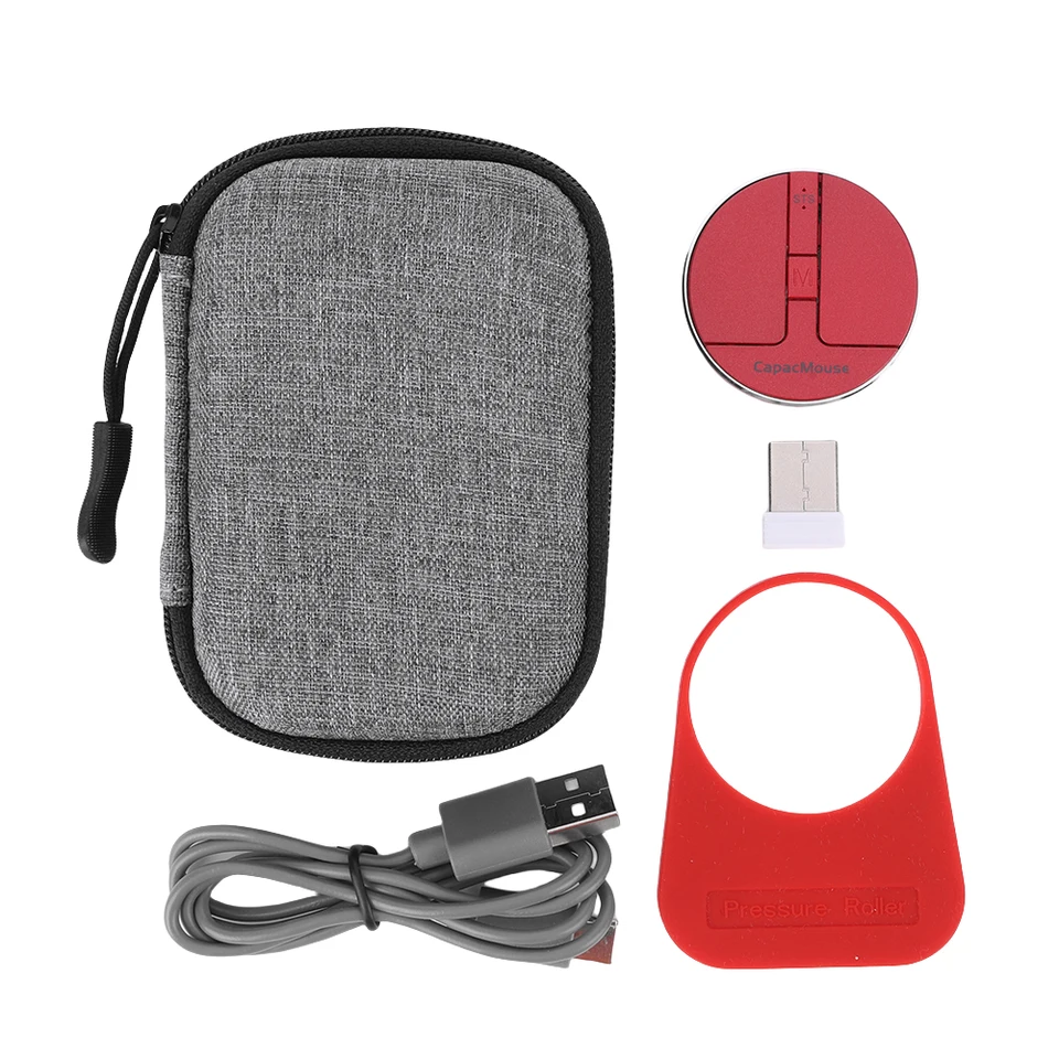 Ultra Thin Wireless Computer Mouse with USB Receiver