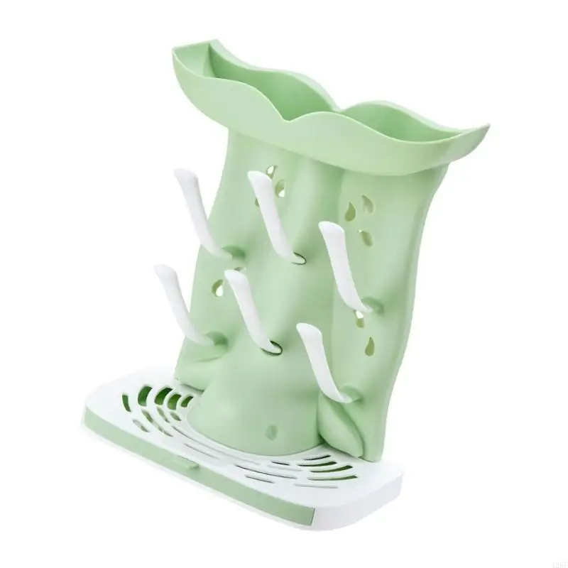 Baby Bottle Drying Rack Space Saving Baby Bottle Rack for Countertop Organize 425F