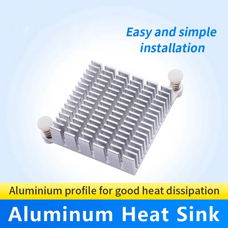 For Orange Pi 5 Plus Aluminum Heat Sink Motherboard Adapted To Aluminium Cooling Fan Radiator Heatsink For OPI 5 Plus
