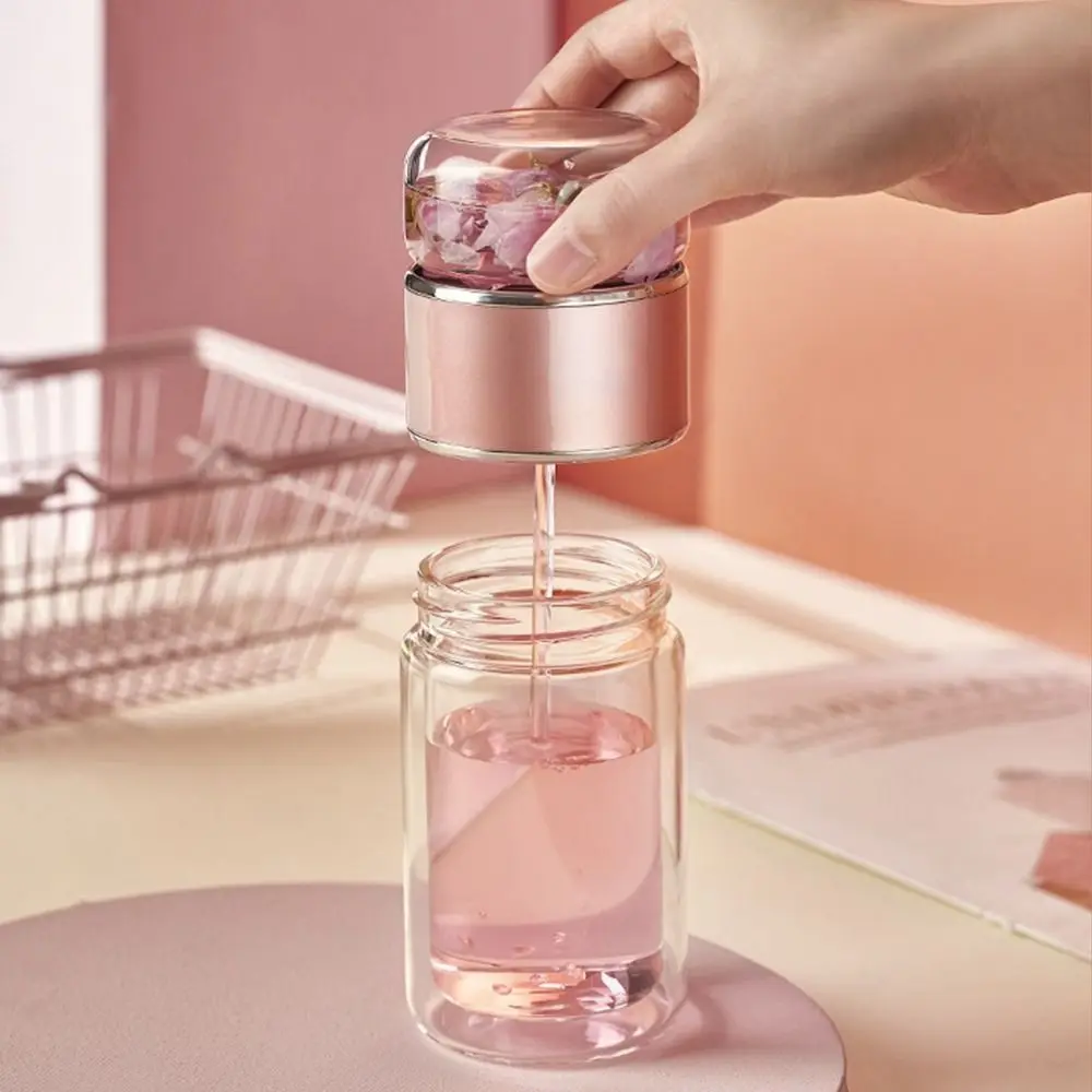 Premium High Borosilicate Glass Tea Infuser Bottle - 500ML Travel Companion
